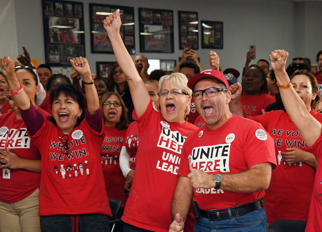 Nevada Senate Candidate Jacky Rosen Rallies With Union Members At Canvass Launch