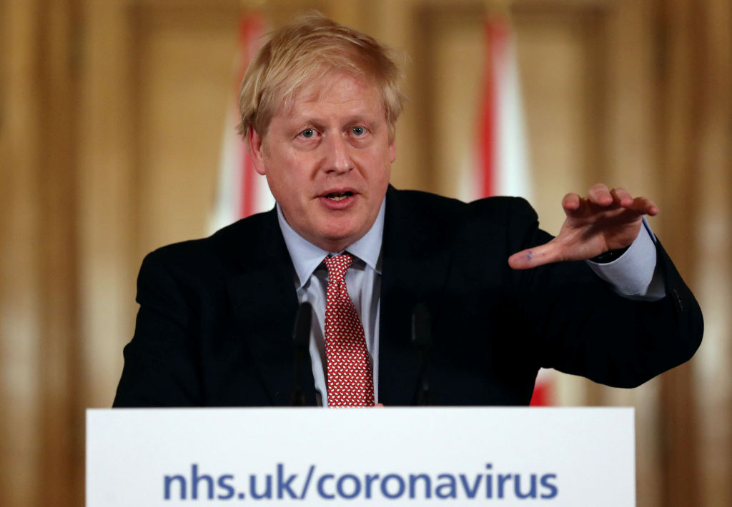 Boris Johnson Holds Press Conference To Update On Coronavirus