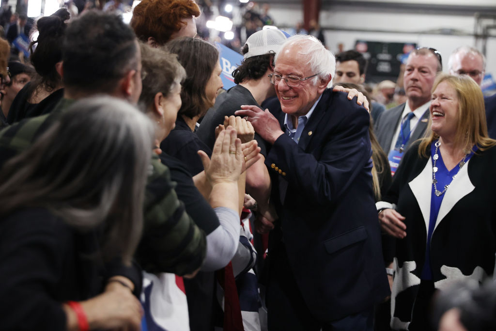 Presidential Candidate Bernie Sanders Holds Super Tuesday Night Rally In Vermont