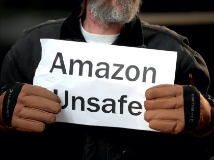 Warehouse Workers For Justice Hold Press Conference On Injury Rates At Chicago Area Amazon Warehouses