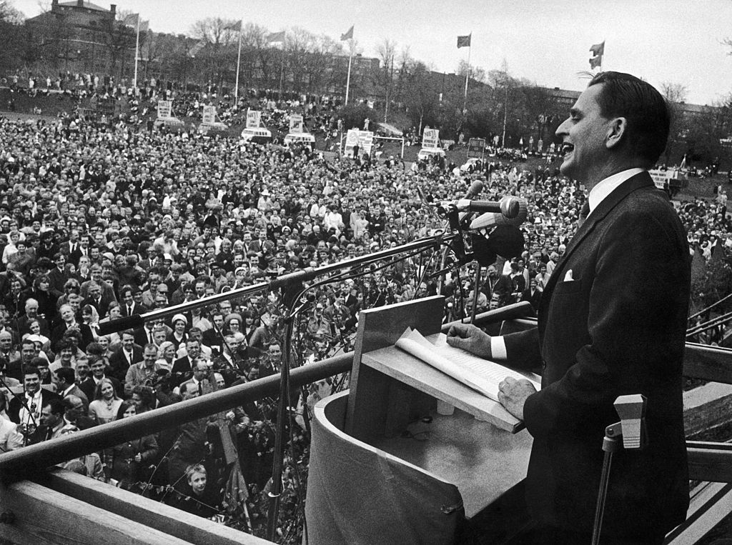 Olof Palme On May 1St; Stockholm In 1968
