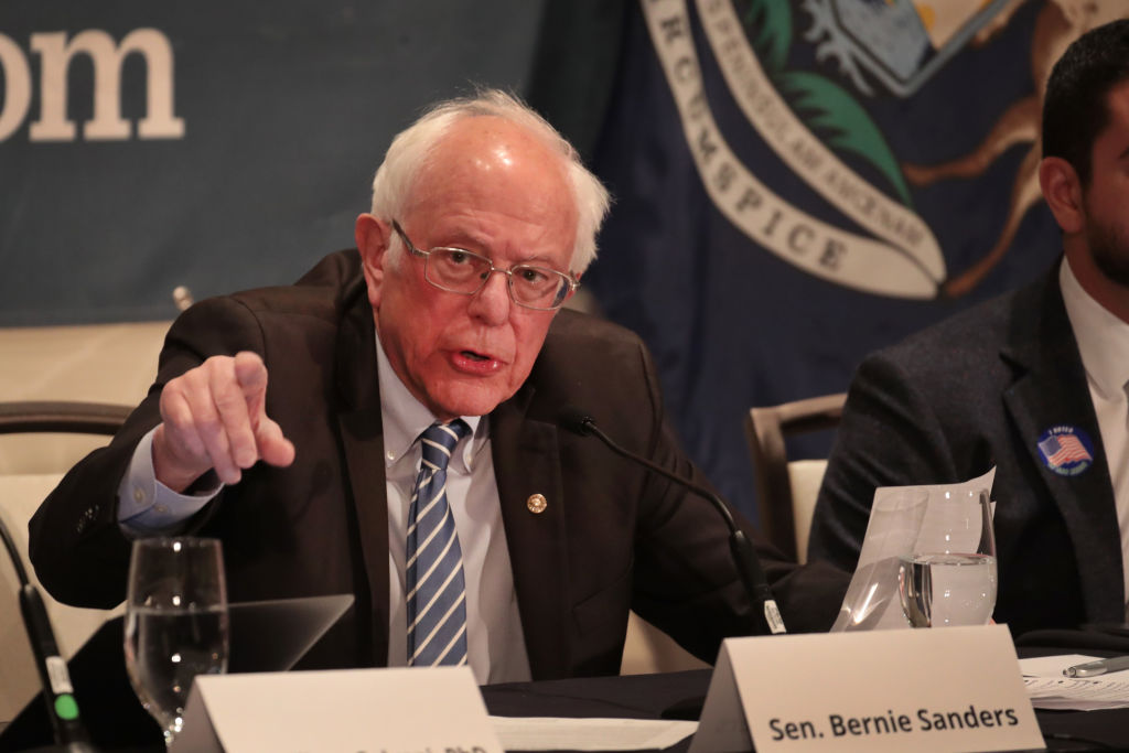 Bernie Sanders Holds Public Health Roundtable To Discuss Coronavirus
