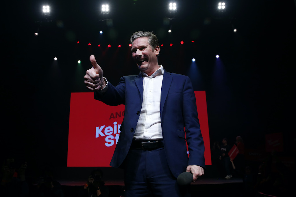Sir Keir Starmer Addresses Leadership Campaign Rally