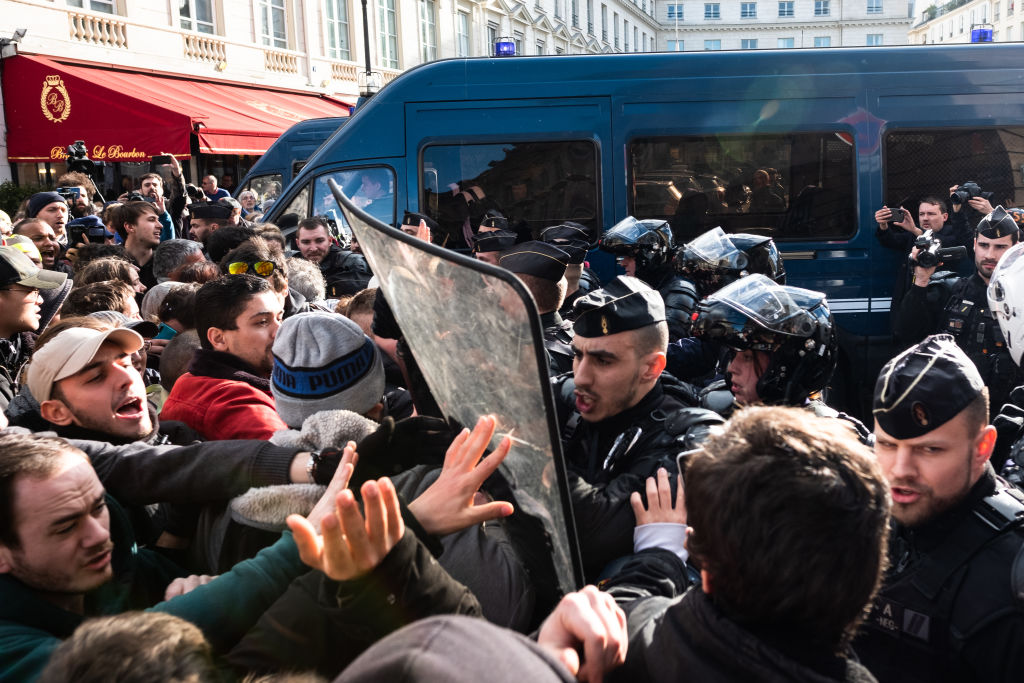 Demonstration Against Pension Reform In Paris
