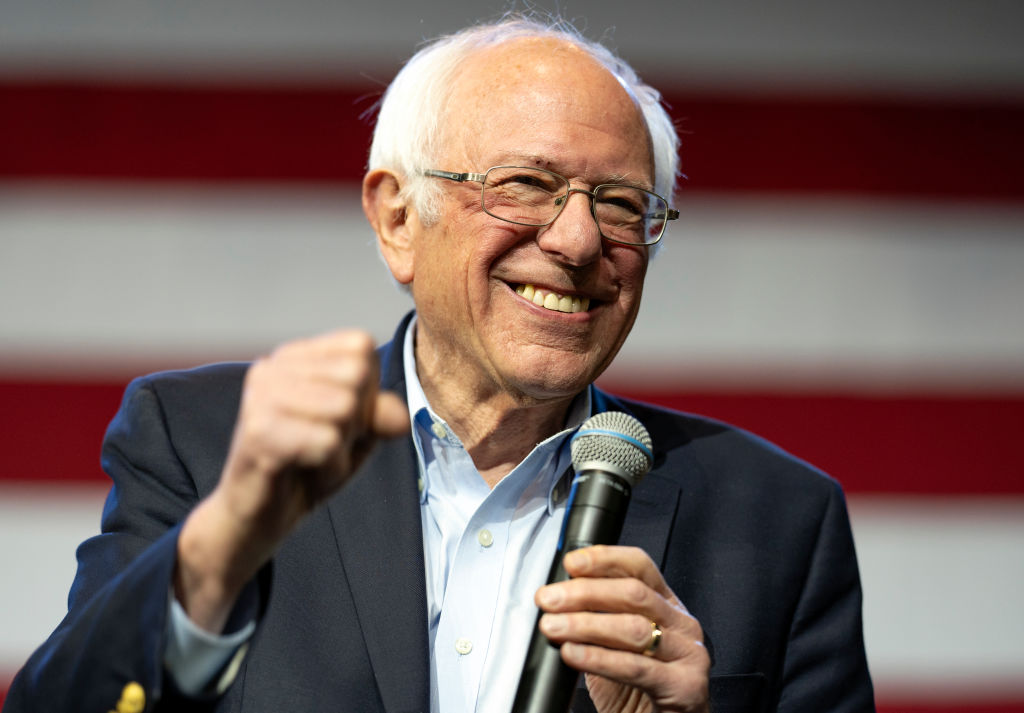 Bernie Sanders Campaigns Ahead of Super Tuesday in Los Angeles, US