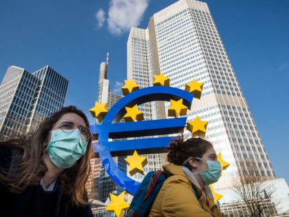 Frankfurt Finance District As Coronavirus Restrictions Go Into Effect