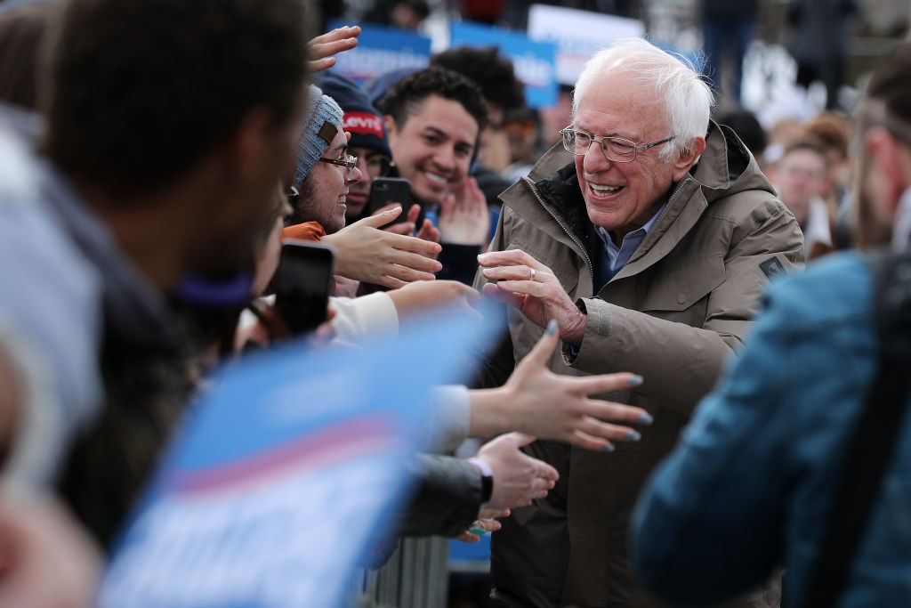 Presidential Candidate Bernie Sanders Campaigns Across U.S. Ahead Of Super Tuesday