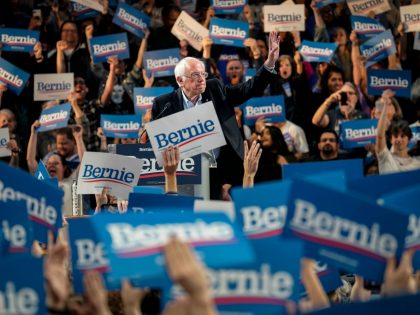 Democratic Presidential Candidate Sen. Bernie Sanders Campaigns In Texas