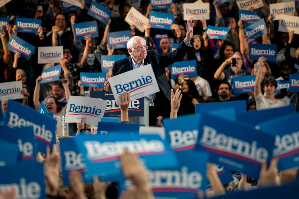 Democratic Presidential Candidate Sen. Bernie Sanders Campaigns In Texas