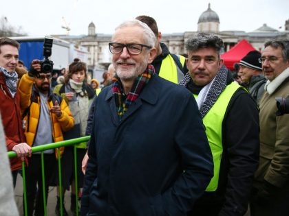 Jeremy Corbyn Joins London Protest Against War With Iran