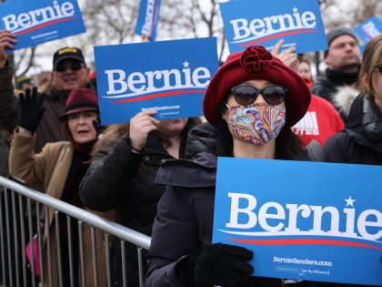 Presidential Candidate Bernie Sanders Campaigns Across U.S. Ahead Of Super Tuesday