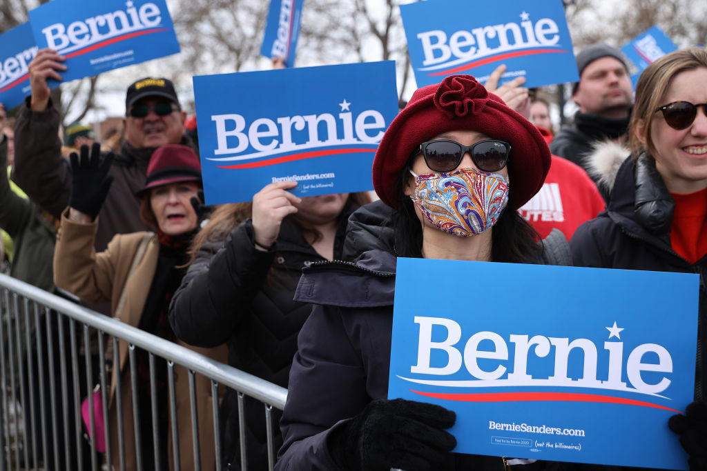 Presidential Candidate Bernie Sanders Campaigns Across U.S. Ahead Of Super Tuesday