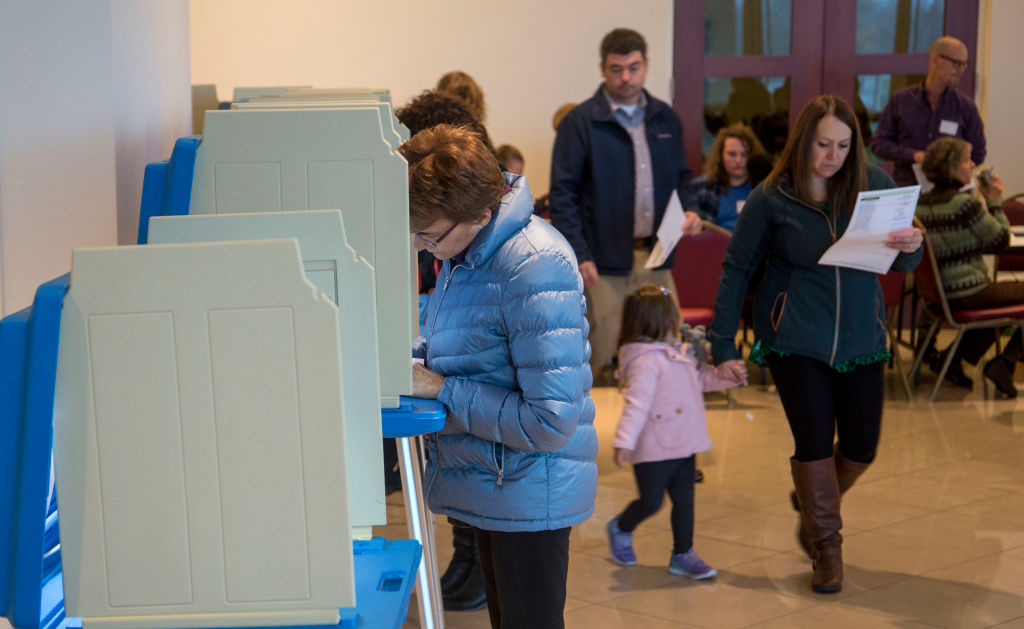 Voters Across The Country Head To The Polls For The Midterm Elections