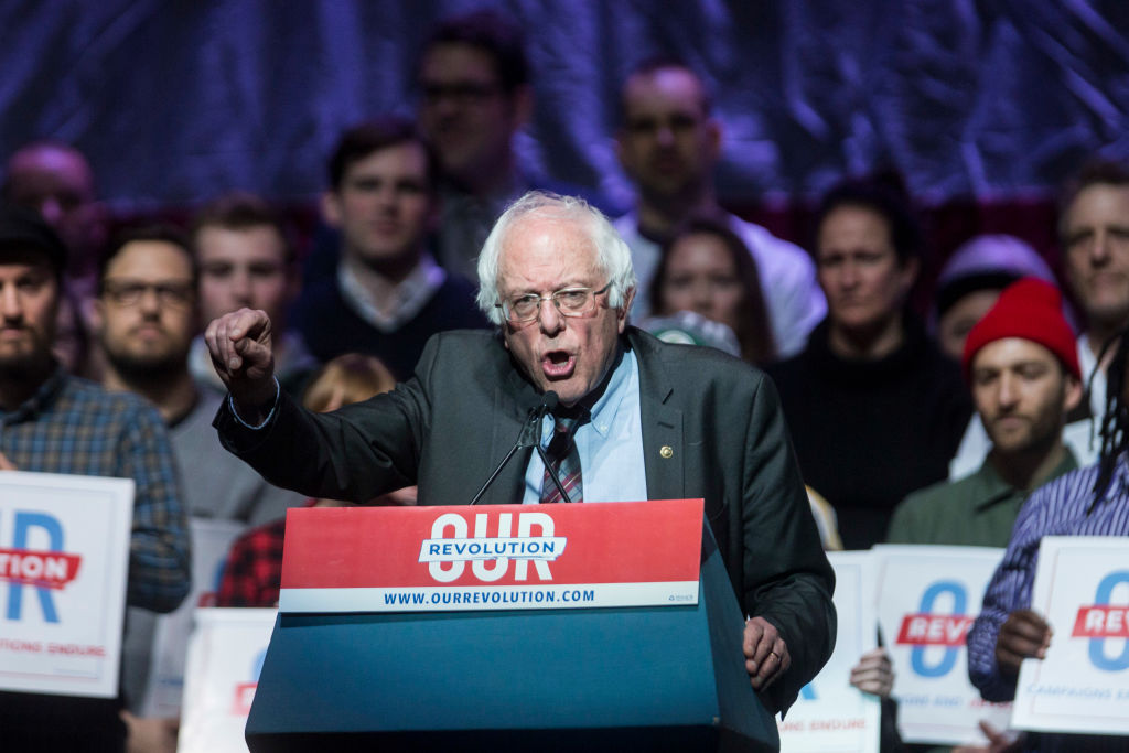 Bernie Sanders And Elizabeth Warren Hold Progressive Political Rally In Boston