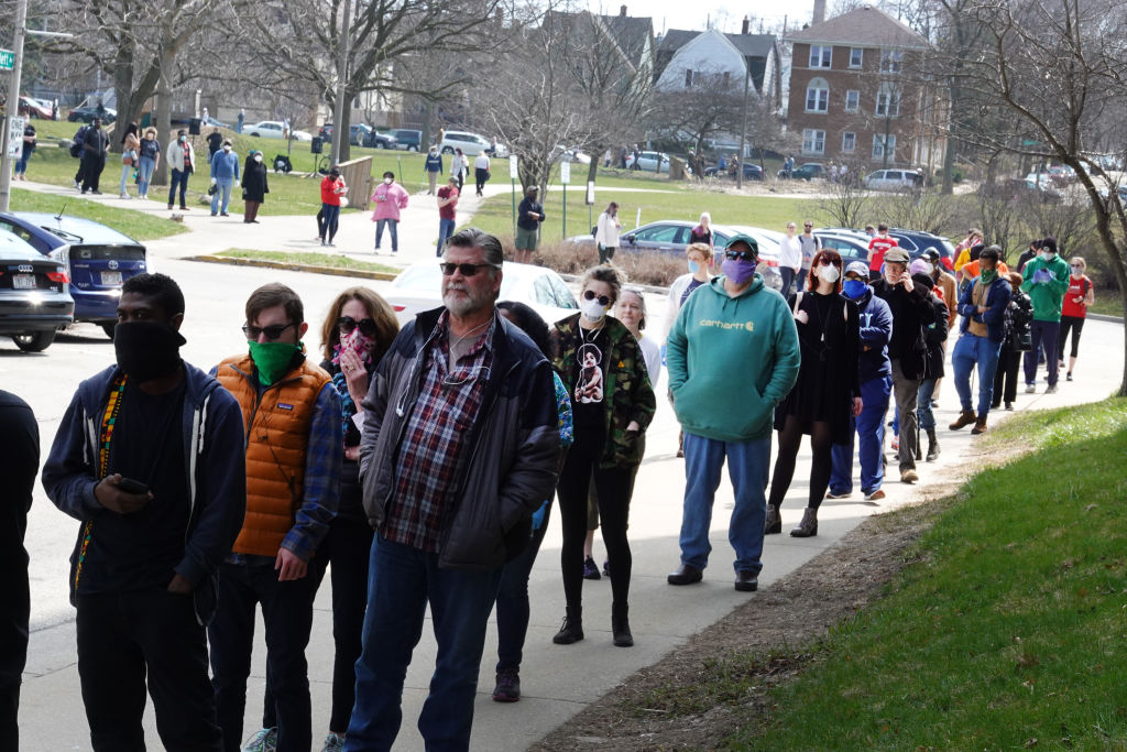 Wisconsin Election Proceeds Despite Stay-At-Home Order During Coronavirus Pandemic