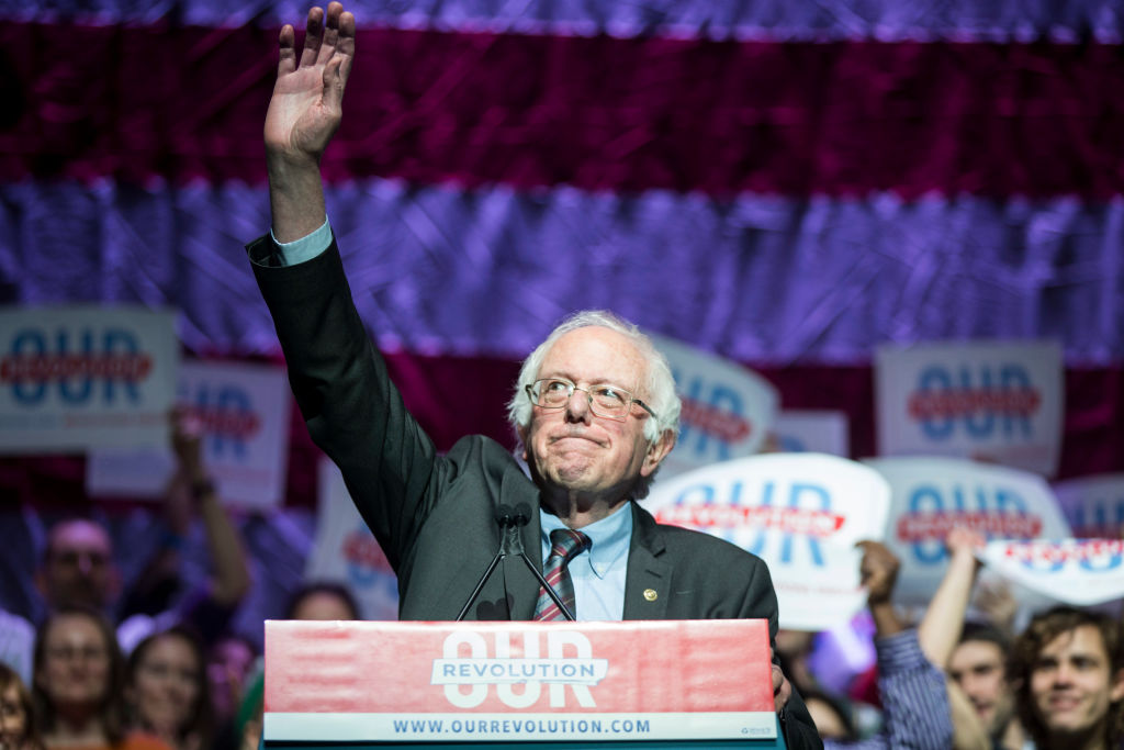 Bernie Sanders And Elizabeth Warren Hold Progressive Political Rally In Boston