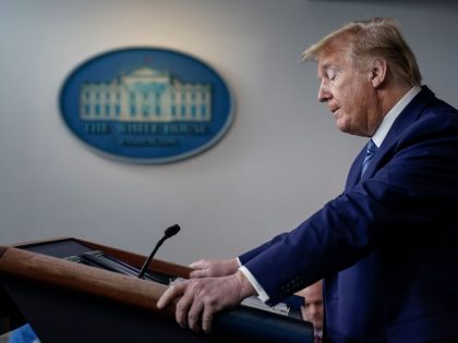 The White House Holds Daily Briefing On Coronavirus Pandemic
