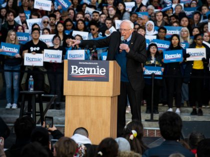 Presidential Candidate Bernie Sanders Campaigns Across Michigan Ahead Of Primary