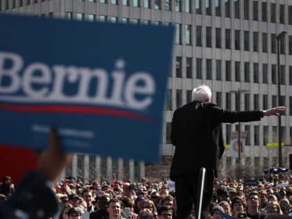 Democratic Presidential Candidate Bernie Sanders Holds Rally In Grand Rapids, Michigan