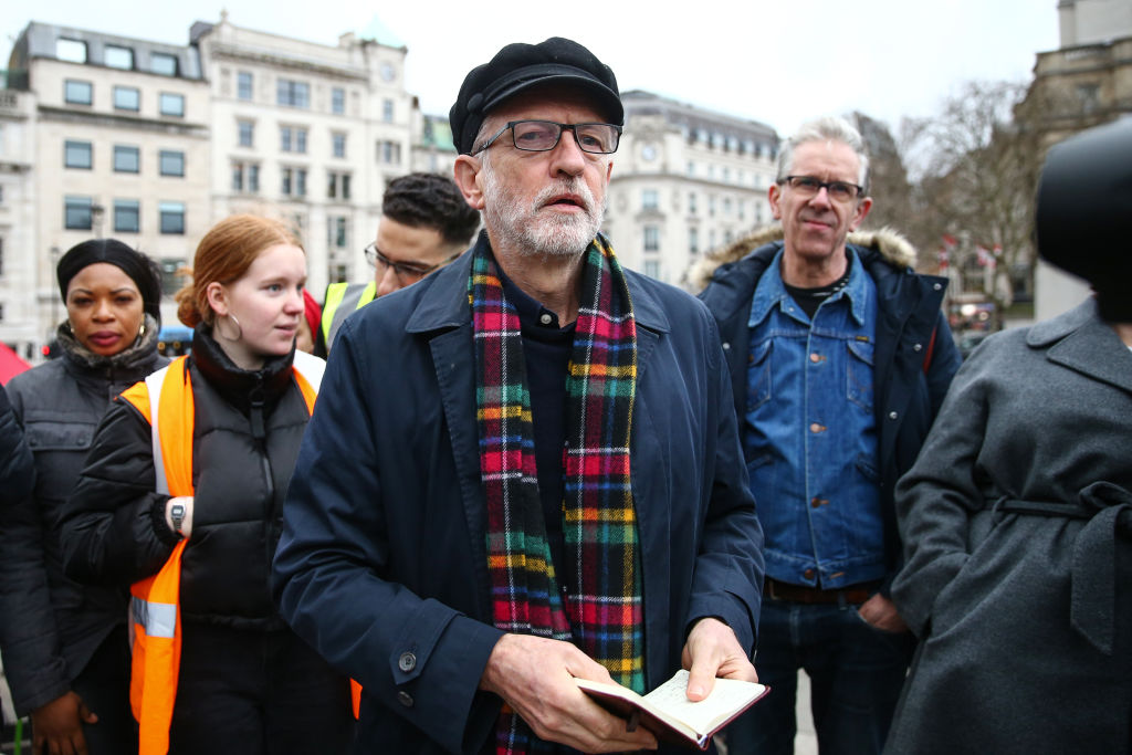 Jeremy Corbyn Joins London Protest Against War With Iran