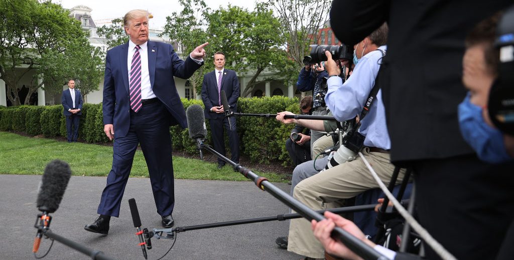 President Trump Departs White House For Visit To Honeywell Facility In Arizona