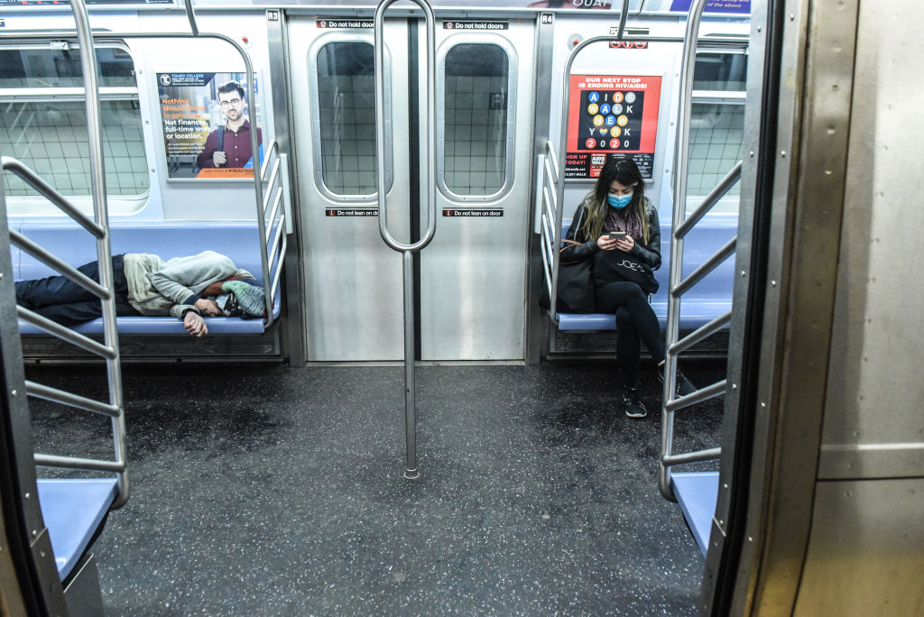 New York City Commuters Take Sanitized Subway On Morning After First Shutdown