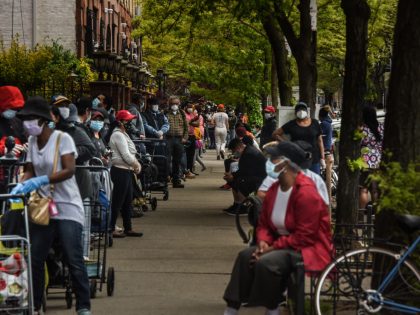 Food Bank Distributes To Those In Need At The Barclays Center In Brooklyn
