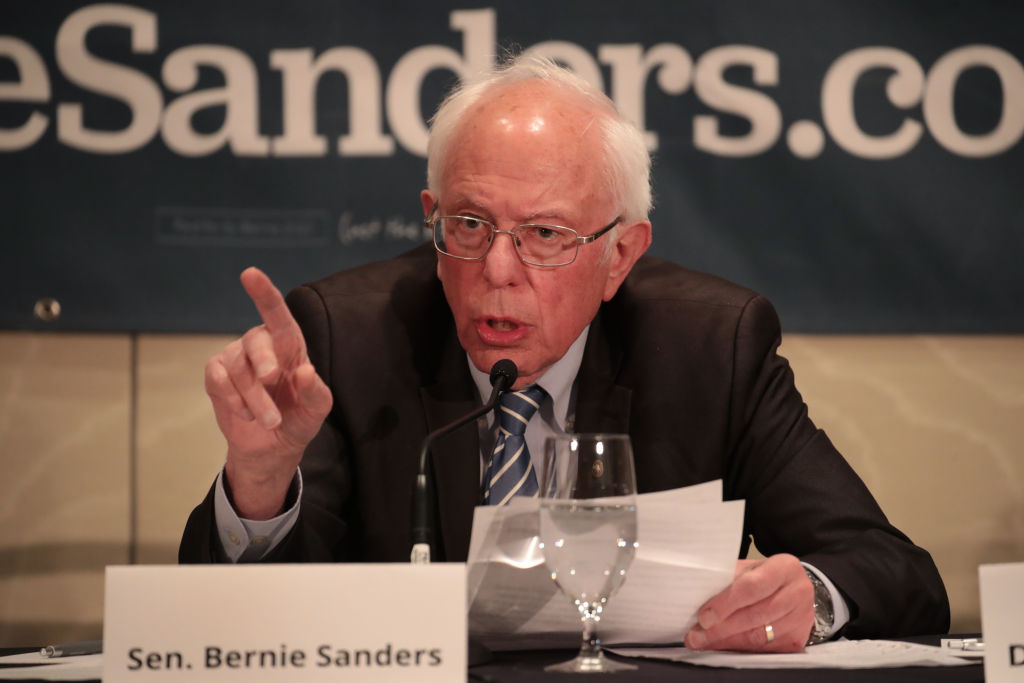 Bernie Sanders Holds Public Health Roundtable To Discuss Coronavirus