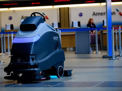 Pittsburgh Airport Deploys Ultraviolet Cleaning Robots To Disinfect Floors