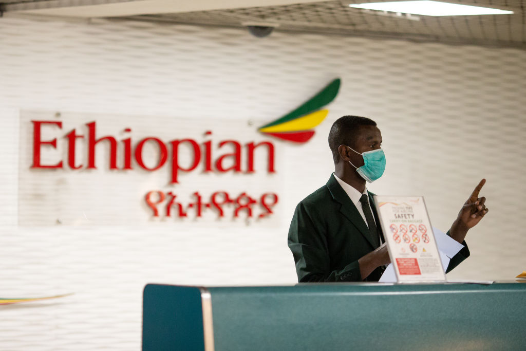 Screening For Coronavirus At Addis Ababa Bole International Airport