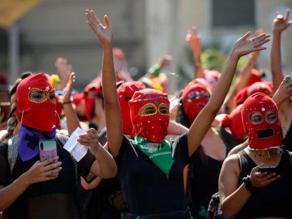 International Women's Day Demonstrations In Santiago