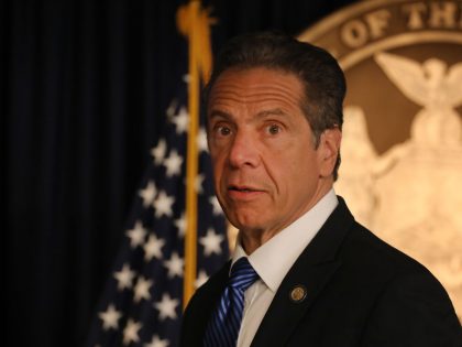 New York Governor Cuomo Holds Coronavirus Briefing In Manhattan
