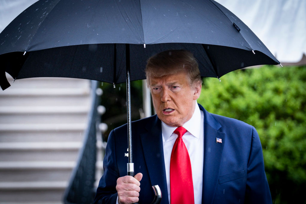 President Trump Departs White House For Campaign Rally In Tulsa