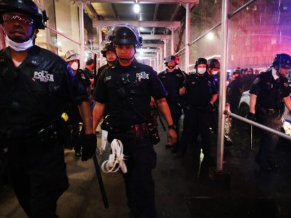 Protests Against Police Brutality Over Death Of George Floyd Continue In NYC