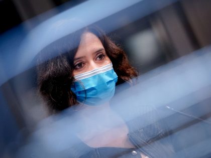 Isabel Diaz Ayuso Visits Wanda Metropolitano Stadium