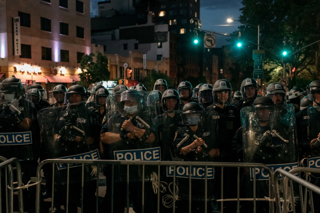 Protests Against Police Brutality Over Death Of George Floyd Continue In NYC