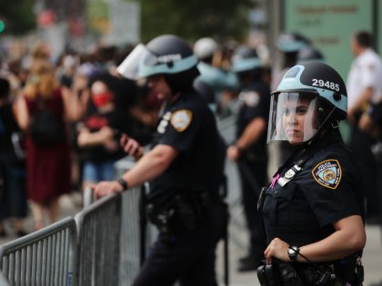 Protests Against Police Brutality Over Death Of George Floyd Continue In NYC