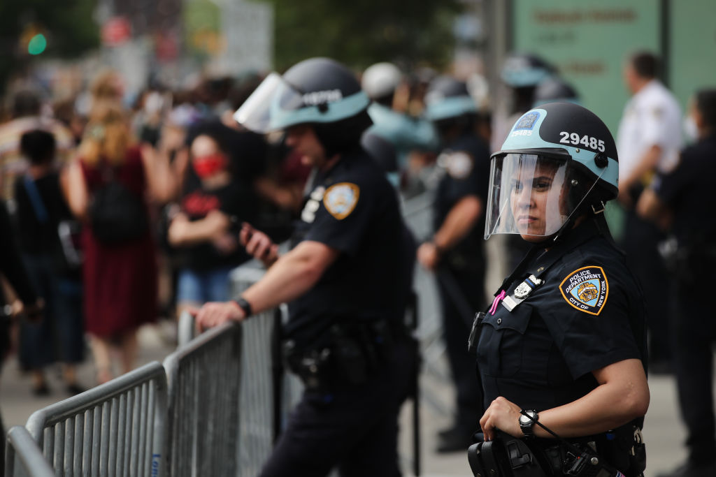 Protests Against Police Brutality Over Death Of George Floyd Continue In NYC