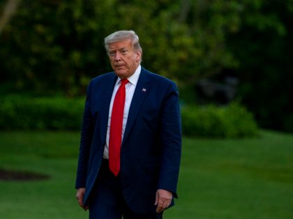 President Trump Returns To The White House