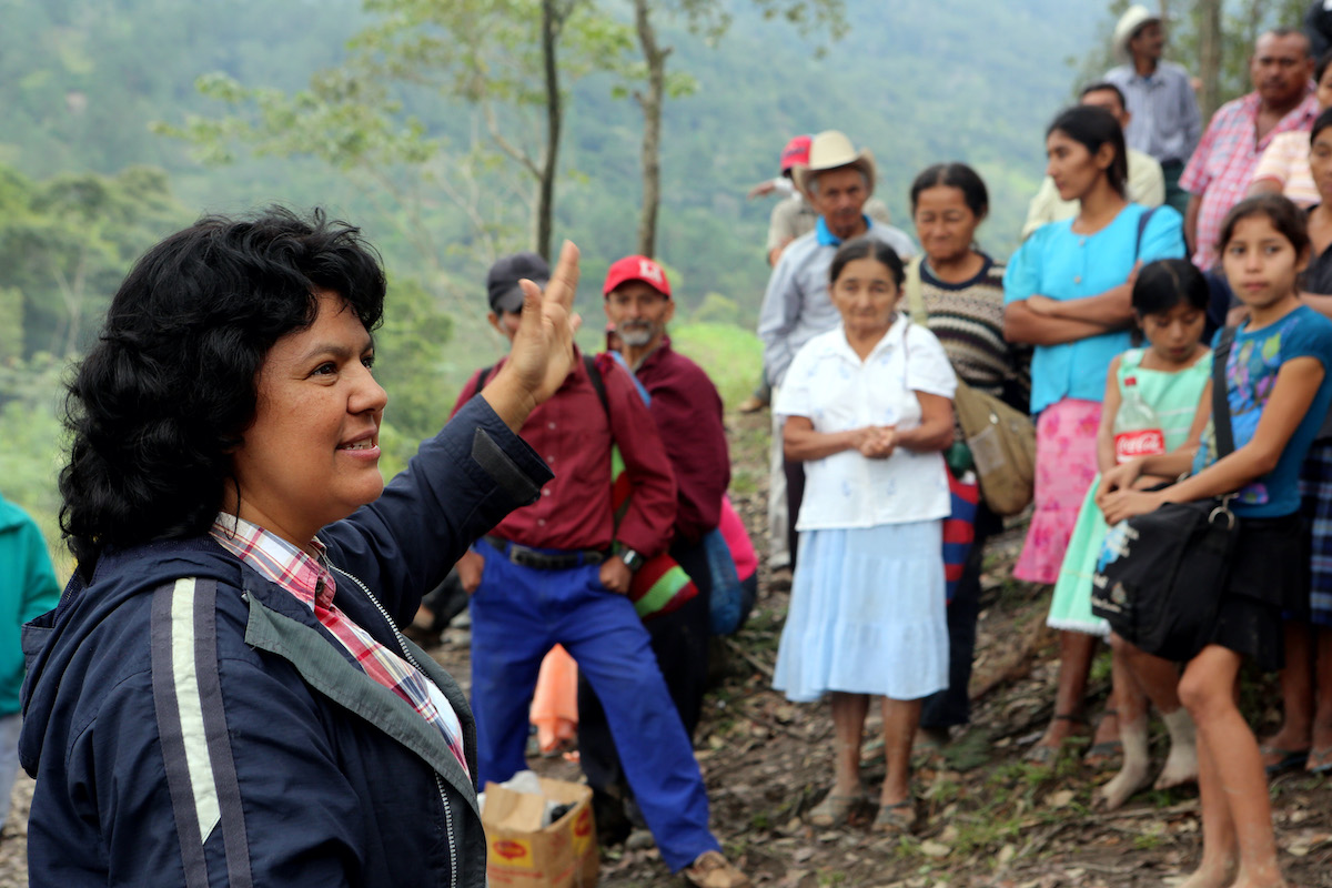 Berta Caceres 2015 Goldman Environmental Award Recipient