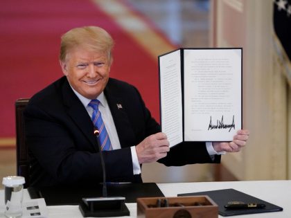 President Trump Delivers Remarks To The American Workforce Policy Advisory Board