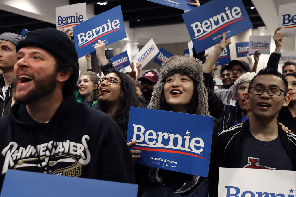 Presidential Candidate Bernie Sanders Campaigns Across U.S. Ahead Of Super Tuesday