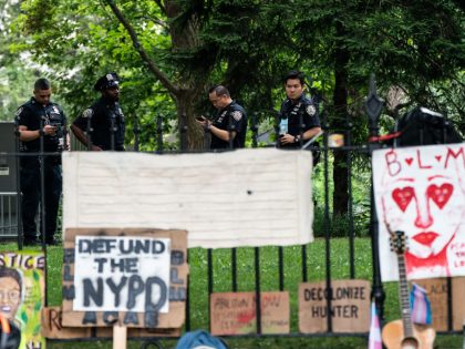 Protest Encampment At New York's City Hall Continues Calling On Budget Cuts To NYPD