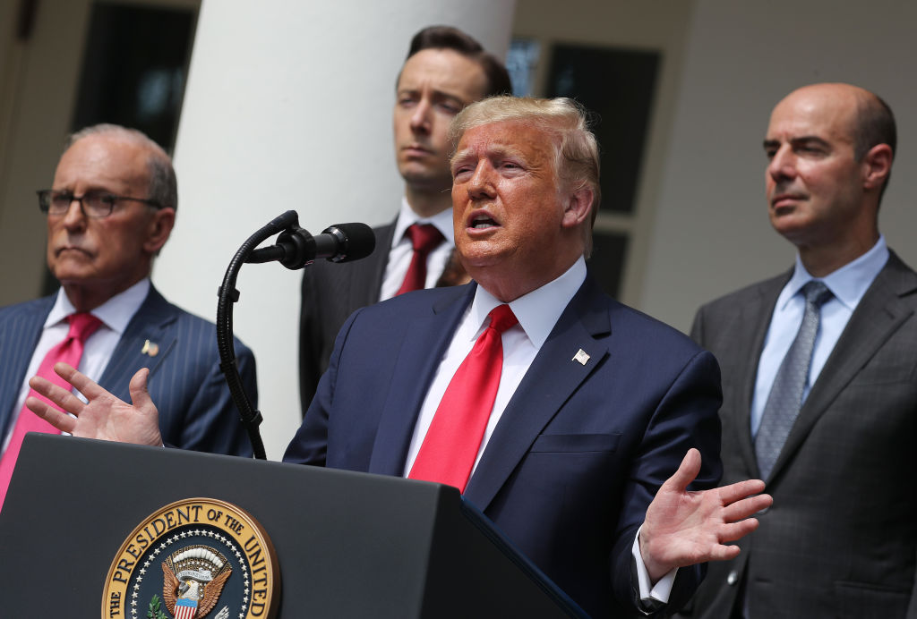 President Trump Holds A News Conference At The White House
