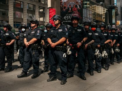 Protests Against Police Brutality Over Death Of George Floyd Continue In NYC