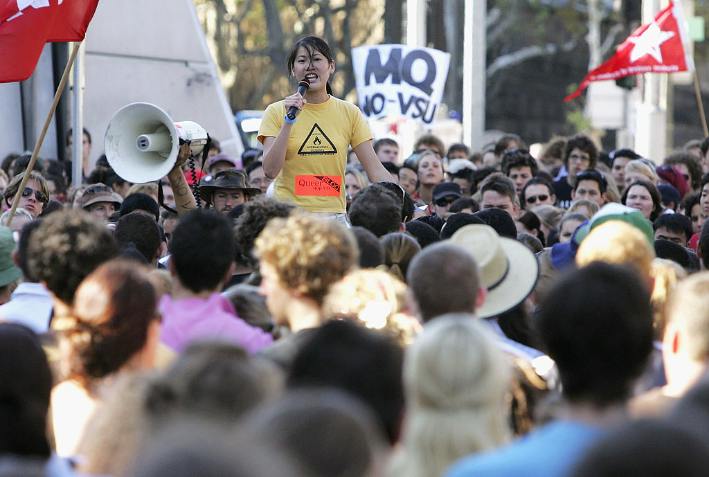 National Day Of Action Against Voluntary Student Unionism Legislation