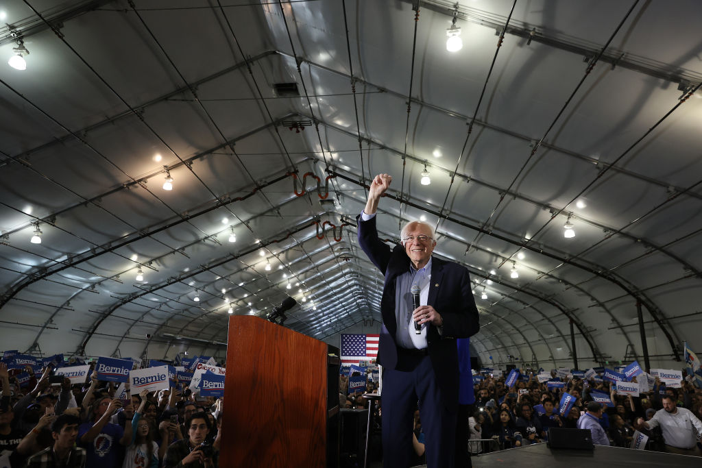 Presidential Candidate Bernie Sanders Campaigns Across U.S. Ahead Of Super Tuesday