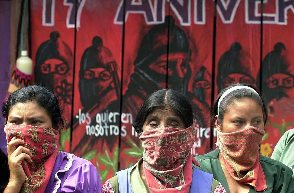 Mexican Zapatistas Hold A Press Conference