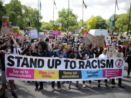 Far-Right Protesters React To Anti-Racism Demonstrations