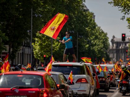 Far Right Vox Supporters Demonstrate In Spain